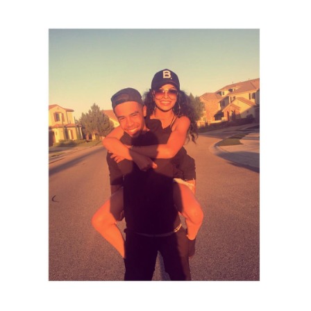 Chrissy Stokes and her older brother Miko.